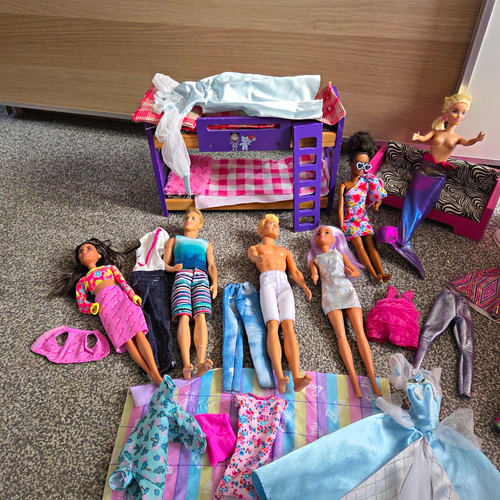 Barbie 12in doll - 12in, lot