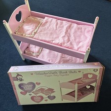 Smyths Wooden 50cm Dolls Pink