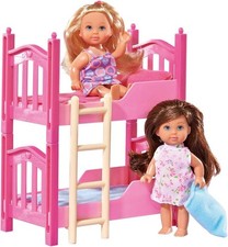 12cm Doll Bunk Bed Playset