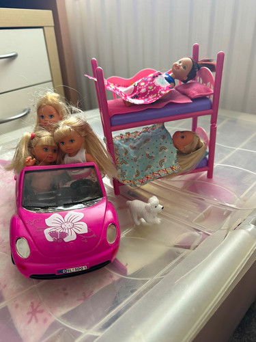 Doll playset with girl - playset,