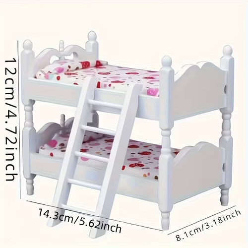 Dolls house nursery bunk beds - house,