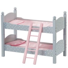Wooden Doll Bunk Bed with