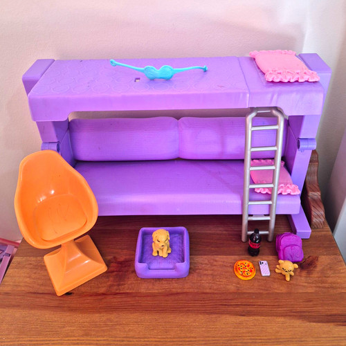 Barbie dolls double - , bedroom