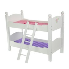 Wooden Doll Bunk Bed with