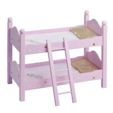 Wooden Doll Bunk Bed with