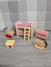 Wooden Dolls House Nursery